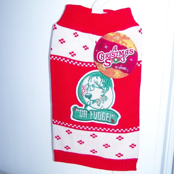 A Christmas Story NWT Pet Apparel Holiday Sweater Sz XS - Picture 1 of 5